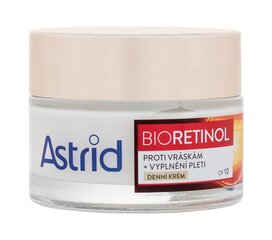 Dieninis kremas nuo raukšlių Astrid Bioretinol OF10 50 ml цена и информация | Кремы для лица | pigu.lt