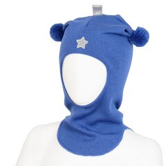 Шапка-шлем для детей Kivat 504*62, синяя 6419580274987 цена и информация | Шапки, перчатки, шарфы для девочек | pigu.lt