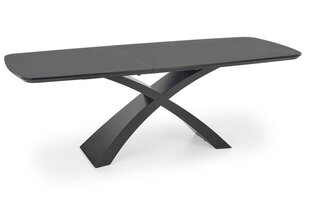 Стол Halmar Silvestro, черный/серый цвет цена и информация | Кухонные и обеденные столы | pigu.lt