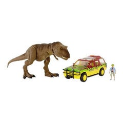 Žaislas Mattel Dinosaurio T-Rex Jurassic World Automobilis цена и информация | Игрушки для мальчиков | pigu.lt