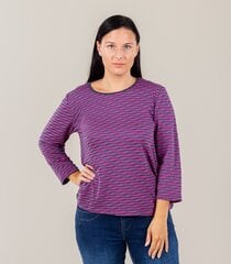 Женская рубашка Brandtex 212013*3915, тёмно-синяя /фуксия 5713241462425 цена и информация | Женские футболки | pigu.lt