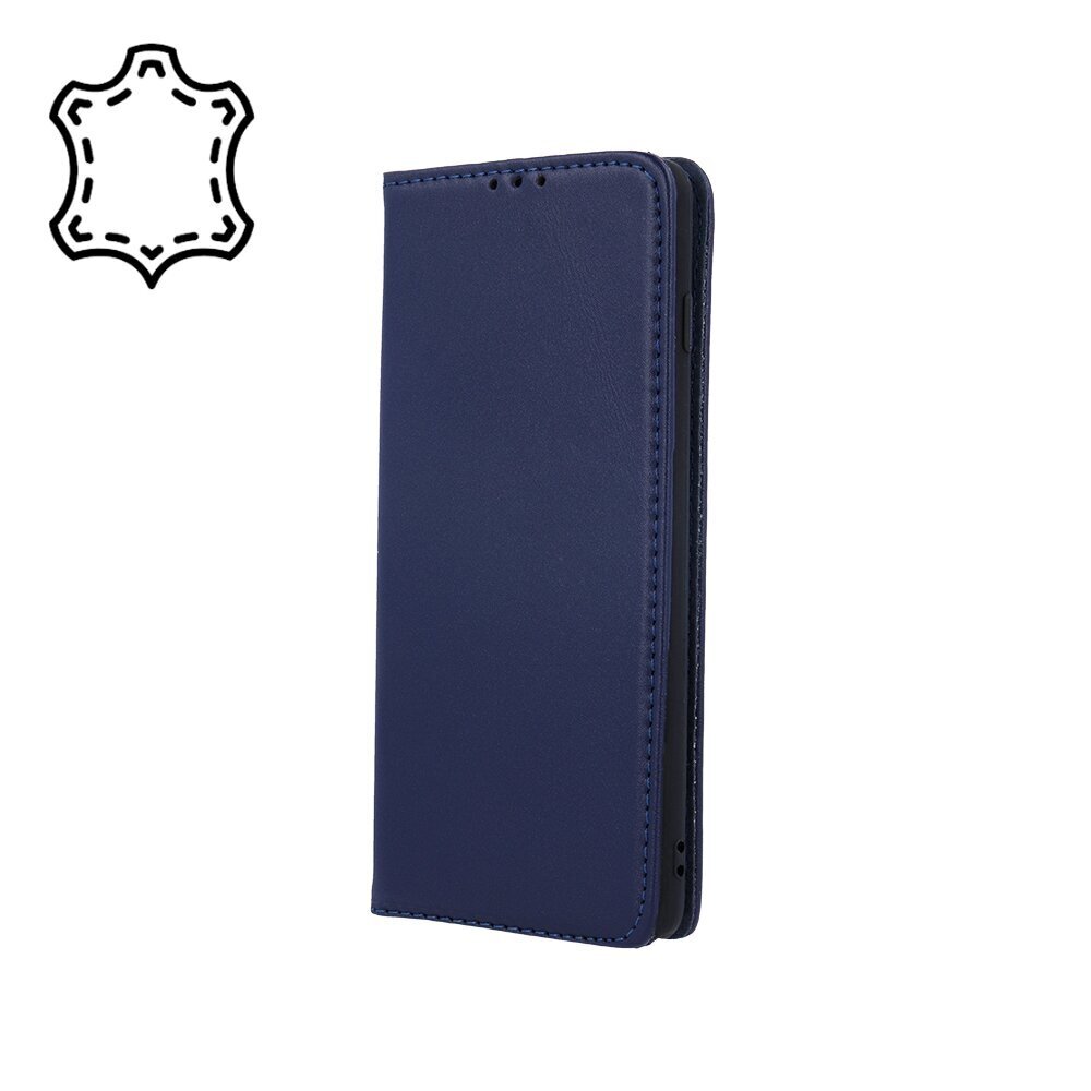 Geniune Leather Smart Pro, skirtas Samsung Galaxy A53 5G navy blue цена и информация | Telefono dėklai | pigu.lt