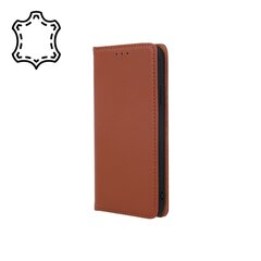 Geniune Leather Smart Pro, skirtas Samsung Galaxy A53 5G brown kaina ir informacija | Telefono dėklai | pigu.lt