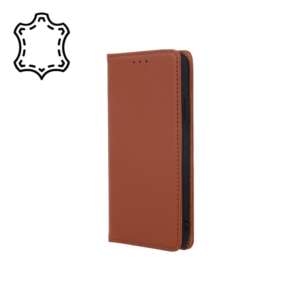 Geniune Leather Smart Pro, skirtas Samsung Galaxy A53 5G brown цена и информация | Telefono dėklai | pigu.lt