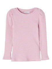 Детская рубашка Name It 13202415*01, белая/лиловая 5715213267557 цена и информация | Рубашки для девочек | pigu.lt