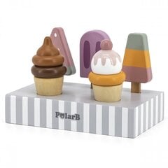 Детское мороженое с подставкой VIGA PolarB Ice Lolly, 5 шт. цена и информация | Игрушки для девочек | pigu.lt