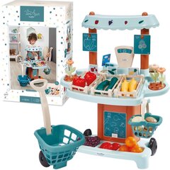 Žaislinis prekybos centras su vaisiais ir daržovėmis Ecoiffier Stall Shop Vert Azur kaina ir informacija | Žaislai mergaitėms | pigu.lt