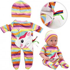 Комплект одежды для кукол WOOPIE, кепка единорога, 43-46 см цена и информация | Игрушки для девочек | pigu.lt