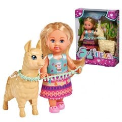 Lėlė SIMBA Evi vaikščiojanti su Alpaka kaina ir informacija | Žaislai mergaitėms | pigu.lt