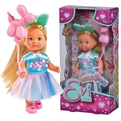 SIMBA Evi gimtadienio lėlė mėlyna palaidine kaina ir informacija | Žaislai mergaitėms | pigu.lt