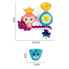 Vonios žaislas Šimtakojis ir Beždžionė, Woopie kaina ir informacija | Žaislai kūdikiams | pigu.lt