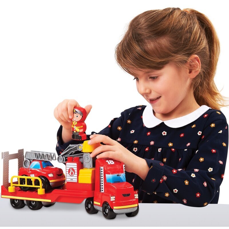 Vaikiškas gaisrinės automobilis Ecoiffier Abrick, 34 priedai kaina ir informacija | Žaislai berniukams | pigu.lt