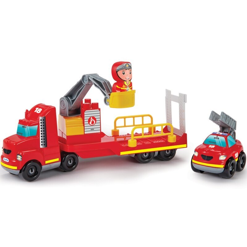 Vaikiškas gaisrinės automobilis Ecoiffier Abrick, 34 priedai kaina ir informacija | Žaislai berniukams | pigu.lt