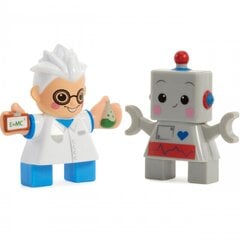 Little Tikes 2 Figurki Naukowiec i Robot Klocki Wafle цена и информация | Игрушки для мальчиков | pigu.lt