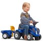 Paspiriamas traktoriukas Falk Baby New Holland Tractor, mėlynas цена и информация | Žaislai kūdikiams | pigu.lt