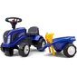 Paspiriamas traktoriukas Falk Baby New Holland Tractor, mėlynas цена и информация | Žaislai kūdikiams | pigu.lt