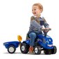 Paspiriamas traktoriukas Falk Baby New Holland Tractor, mėlynas цена и информация | Žaislai kūdikiams | pigu.lt