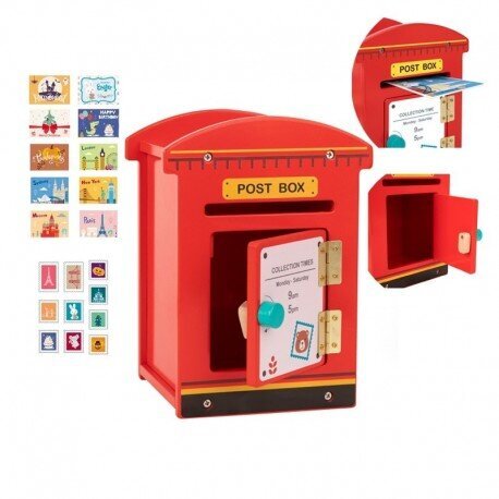 Medinė žaislinė pašto dėžutė Tooky Toy цена и информация | Lavinamieji žaislai | pigu.lt