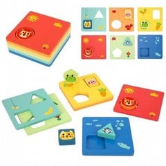 Rūšiavimo dėlionė Tooky Toy Montessori Colors And Animals kaina ir informacija | Lavinamieji žaislai | pigu.lt