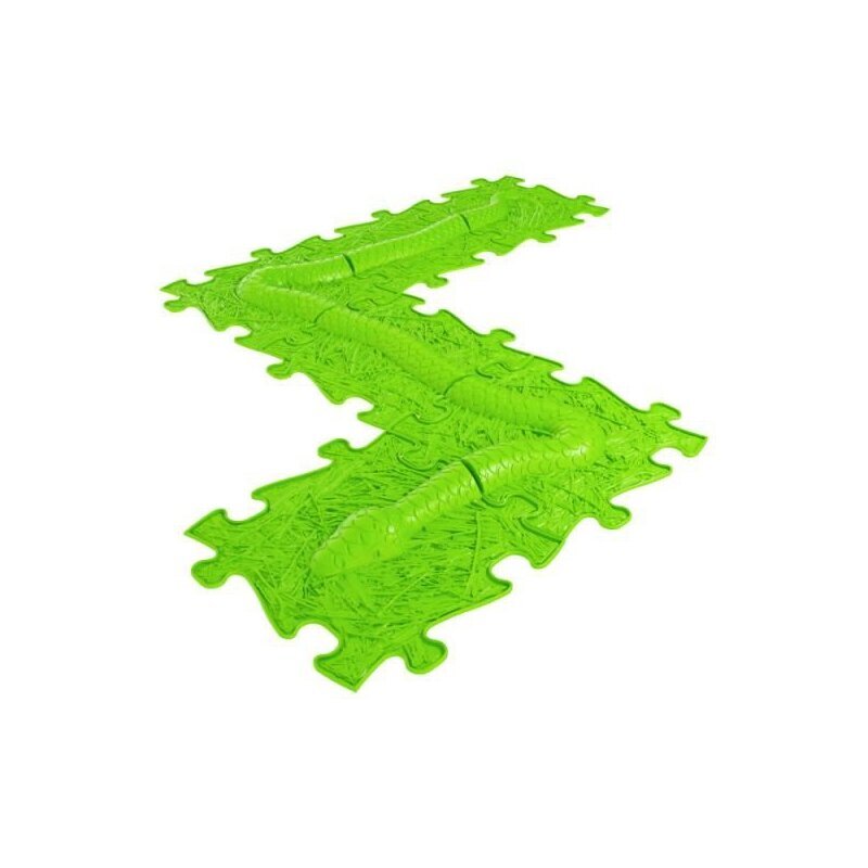 Kilimėlis-dėlionė Woopie Žalioji Gyvatė, 6d. kaina ir informacija | Lavinimo kilimėliai | pigu.lt