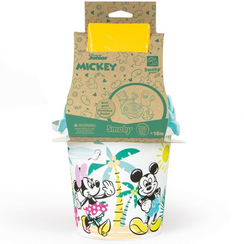 Smėlio žaislų rinkinys su laistytuvu Smoby Green Mickey And Minnie kaina ir informacija | Vandens, smėlio ir paplūdimio žaislai | pigu.lt
