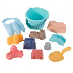 Smėlio žaislų rinkinys kibire Woopie, 11vnt kaina ir informacija | Vandens, smėlio ir paplūdimio žaislai | pigu.lt