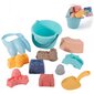 Smėlio žaislų rinkinys kibire Woopie, 11vnt kaina ir informacija | Vandens, smėlio ir paplūdimio žaislai | pigu.lt
