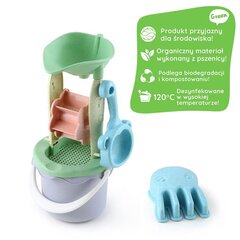 Набор для песка в ведре с катушкой WOOPIE GREEN, 9 шт. цена и информация | Игрушки для песка, воды, пляжа | pigu.lt