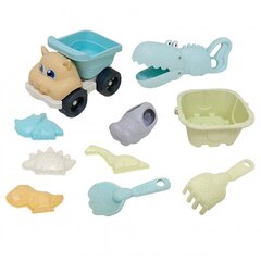 Smėlio rinkinys Woopie Green, Crocodile kaina ir informacija | Vandens, smėlio ir paplūdimio žaislai | pigu.lt