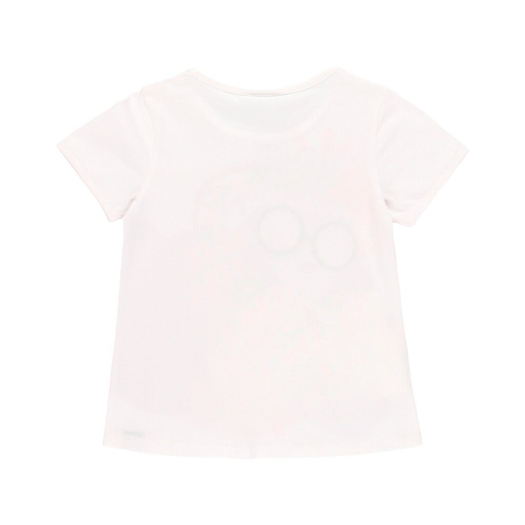 Marškinėliai mergaitėms Boboli 414177*1100, balti kaina ir informacija | Marškinėliai mergaitėms | pigu.lt