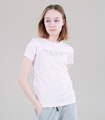 Детская футболка Name It 13202822*01, розовая 5715222583778 цена и информация | Рубашки для девочек | pigu.lt