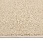vidaXL Kilimėlis, smėlio spalvos, 160x230cm, trumpi šereliai цена и информация | Kilimai | pigu.lt