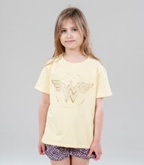 Детская футболка Name It, 13203591*01, желтый цвет, 5715215457482 цена и информация | Футболка для девочек | pigu.lt