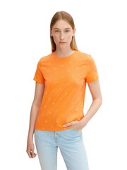 Tom Tailor moteriški marškinėliai, oranžiniai kaina ir informacija | Marškinėliai moterims | pigu.lt
