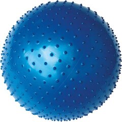 Gimnastikos kamuolys Yate, su spygliais, mėlynas kaina ir informacija | Gimnastikos kamuoliai | pigu.lt