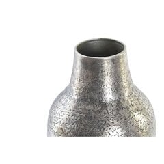 Vaza DKD Home Decor Auksinis Sidabras Aliuminis Loft (2 vnt.) (13 x 13 x 41 cm) kaina ir informacija | Vazos | pigu.lt