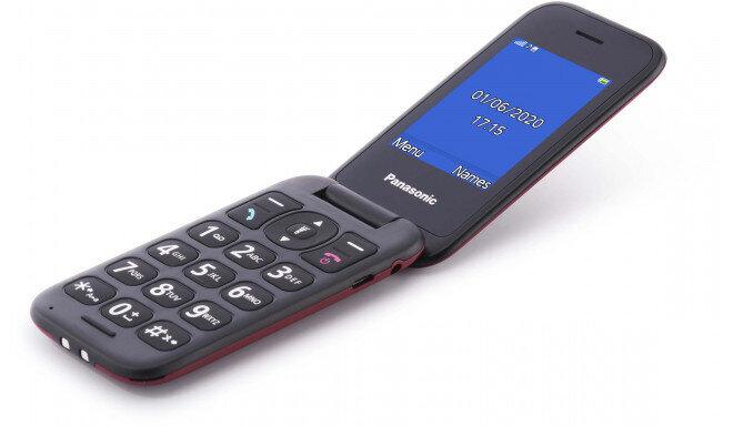 Panasonic KX-TU400EXRM Red kaina ir informacija | Mobilieji telefonai | pigu.lt