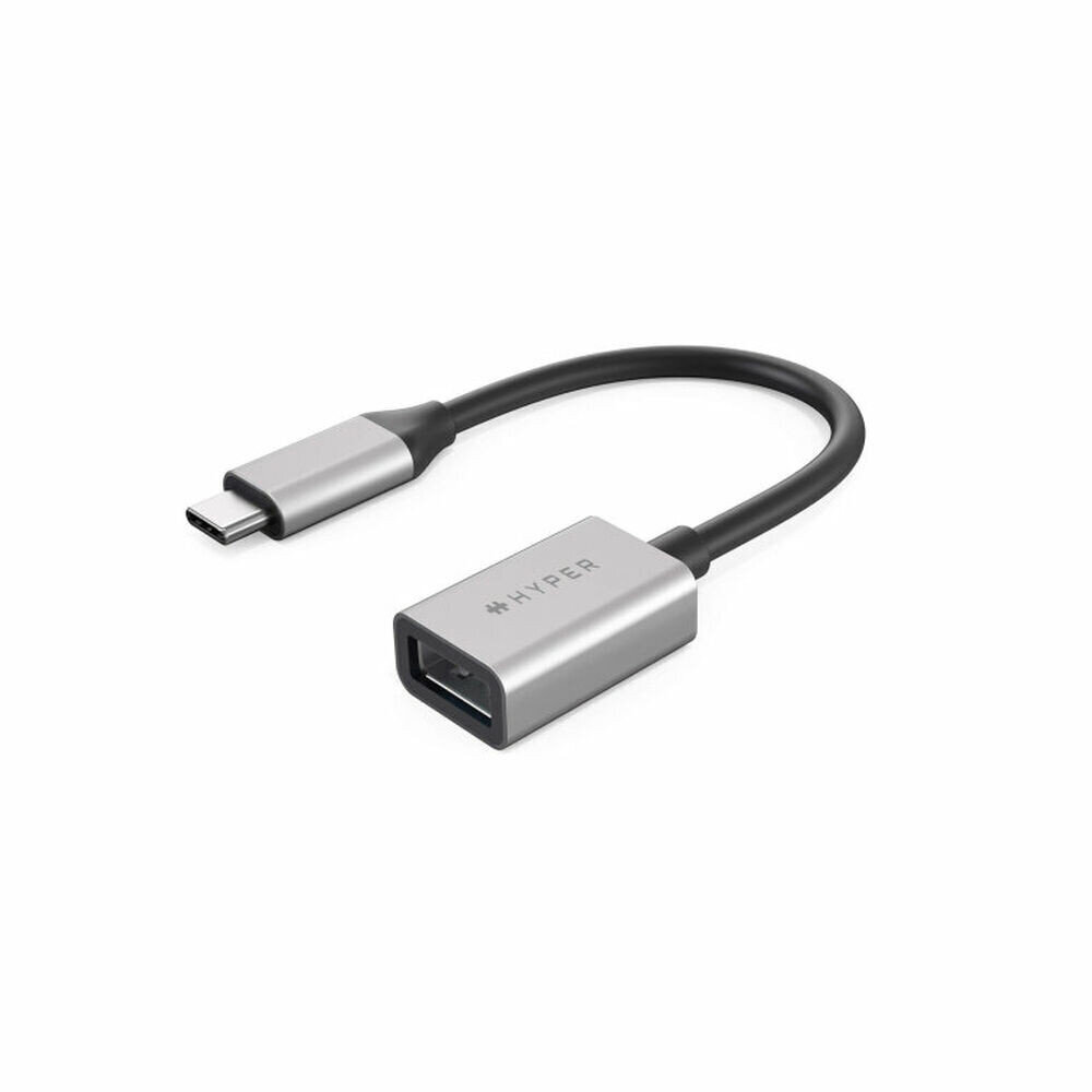 Adapteris Hyper HD425D-GL, USB-C/USB A kaina ir informacija | Adapteriai, USB šakotuvai | pigu.lt