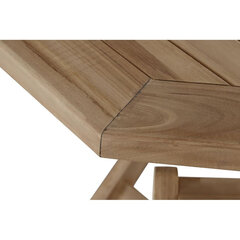 Стол и 4 стула DKD Home Decor Тик (120 cm) (5 pcs) (120 x 120 x 75 cm) цена и информация | Комплекты уличной мебели | pigu.lt