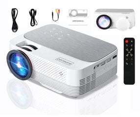 Zenwire Q6 Full HD LED projektorius 720p 4000lm 2000: 1170 colių kaina ir informacija | Projektoriai | pigu.lt