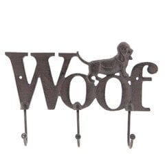 Kabykla "Woof", 18x26 cm kaina ir informacija | Drabužių kabyklos | pigu.lt