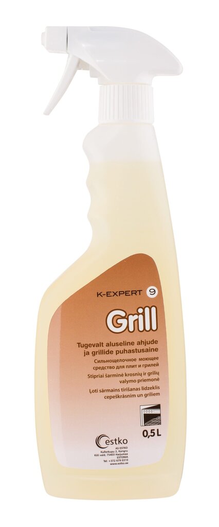 Krosnių ir grilių pridegimų valymo priemonė - Grill, 500ml. цена и информация | Valikliai | pigu.lt