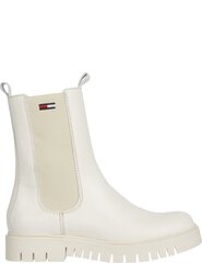 Сапоги для женщин Tommy Jeans, белый цвет цена и информация | Женские ботинки | pigu.lt