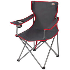 Sulankstoma kėdė, pilka/raudona kaina ir informacija | Turistiniai baldai | pigu.lt