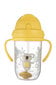 Neišsipilanti gertuvė su šiaudeliu Canpol Babies Exotic Animals, 6 mėn.+ 270 ml, yellow, 56/606_yel kaina ir informacija | Buteliukai kūdikiams ir jų priedai | pigu.lt