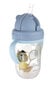 Neišsipilanti gertuvė su šiaudeliu Canpol Babies BONJOUR PARIS, 6 mėn.+, 270 ml, blue, 56/607_blu цена и информация | Buteliukai kūdikiams ir jų priedai | pigu.lt