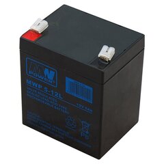 Аккумулятор MWPower AGM, 12V 5Ah цена и информация | Akumuliatoriai | pigu.lt