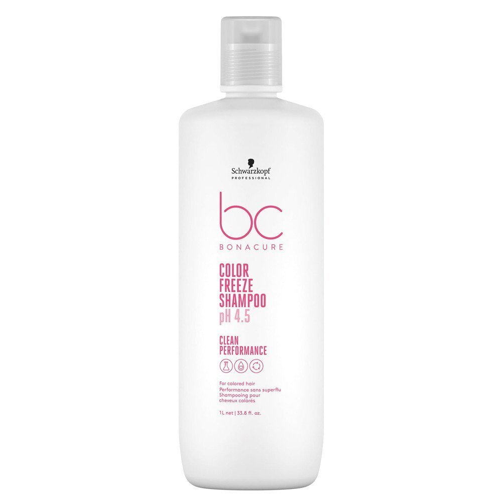 Šampūnas Schwarzkopf BC Color Freeze Shampoo, 1000 ml kaina ir informacija | Šampūnai | pigu.lt