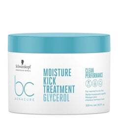 Маска для непослушных волос Schwarzkopf Bonacure Moisture Kick Glycerol (500 ml) цена и информация | Средства для укрепления волос | pigu.lt