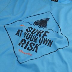 Marškinėliai vyrams Monotox Surf Risk, mėlyni kaina ir informacija | Vyriški marškinėliai | pigu.lt